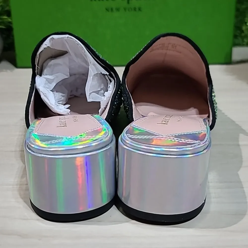 Kate Spade New York Life Of The Party Pavé Mules US 8 B New